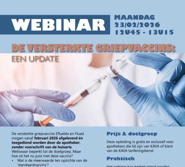 uitnodiging versterkte griepvaccins