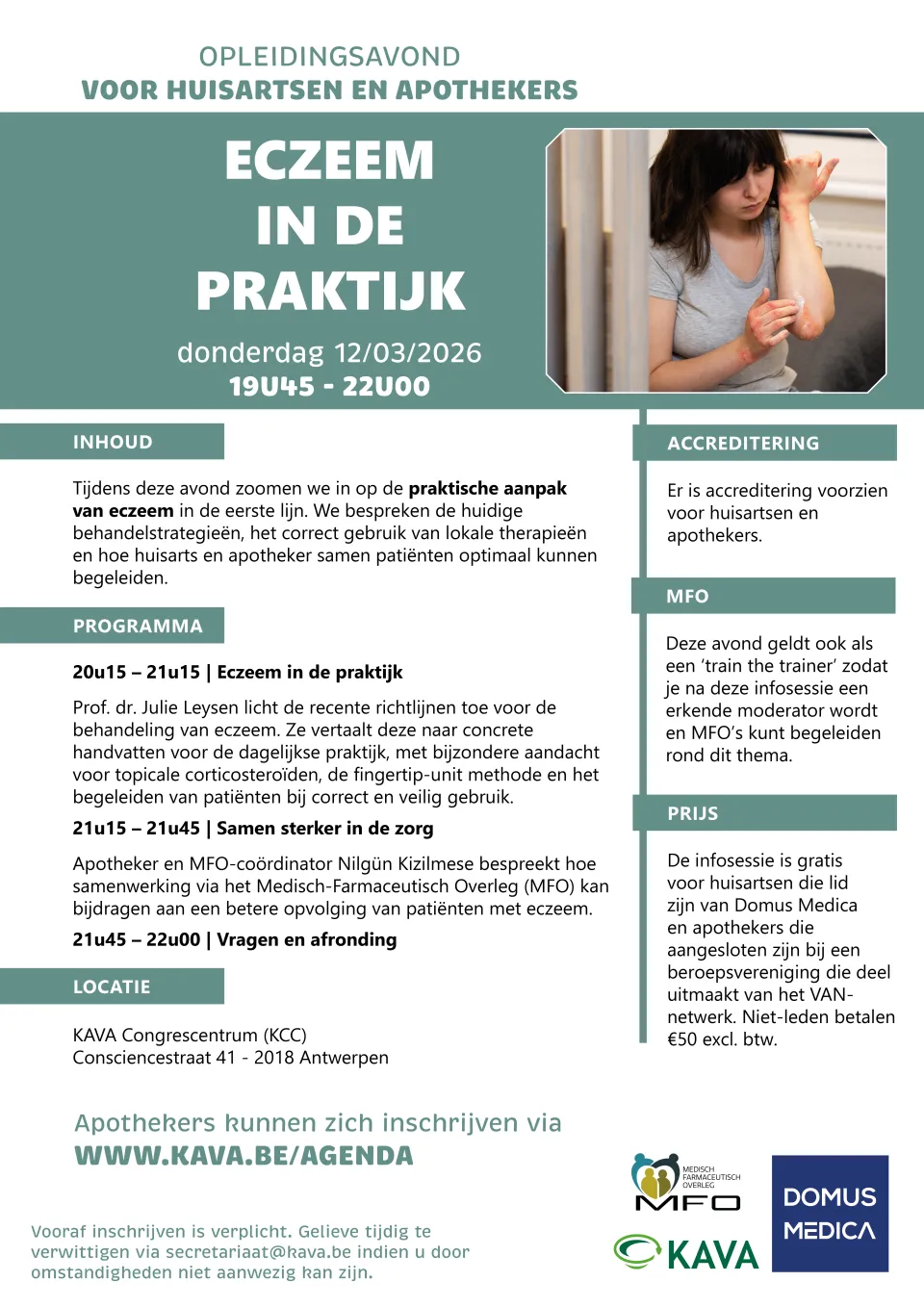 Eczeem in de praktijk uitnodiging