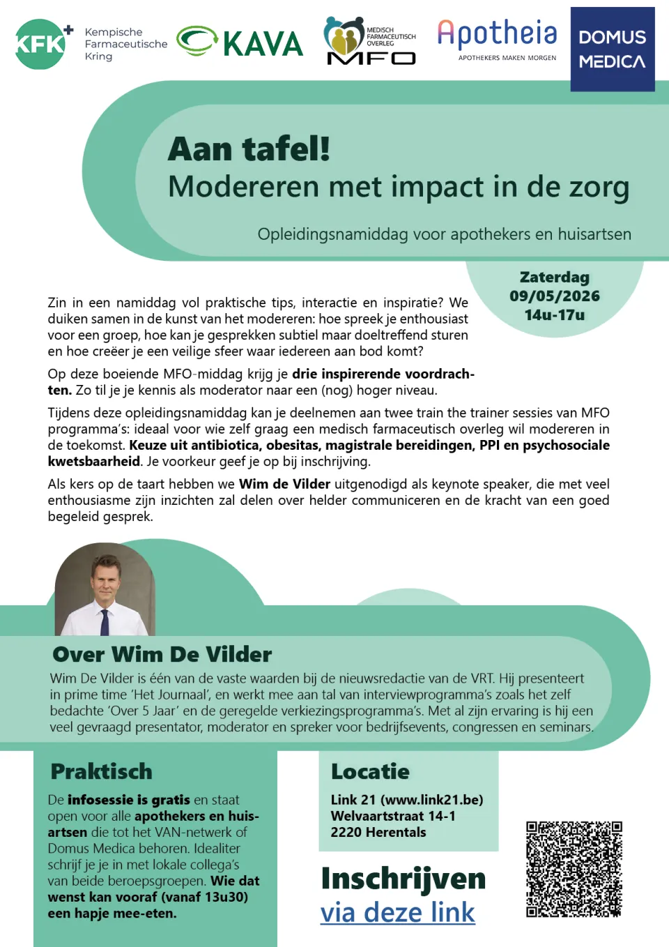 uitnodiging aan tafel