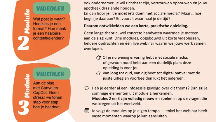 uitnodiging Sociale media in de apotheek