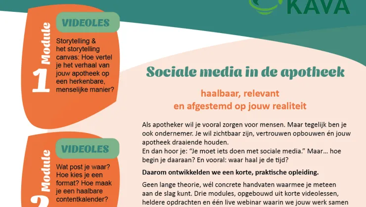 uitnodiging Sociale media in de apotheek